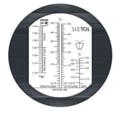 SIXTOL Refraktometer na meranie prevádzkových kvapalín