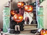 Balónik fóliový tekvice - pumpkin - Halloween - 43 cm