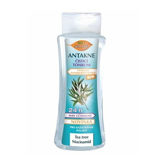 Bione Cosmetics Denné čistiace tonikum s protimikrobiálnym zložkami Antakne 255 ml