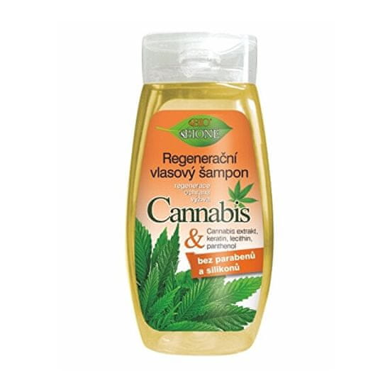 Bione Cosmetics Regeneračný výživný šampón Cannabis 260 ml