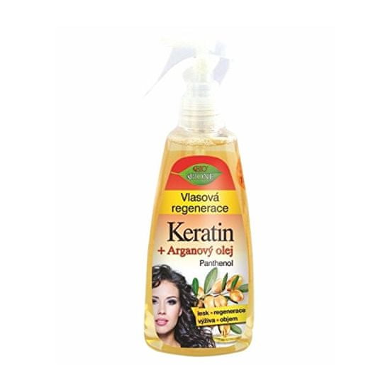 Bione Cosmetics Vlasová regenerácia Keratin + Arganový olej s panthenolom 260 ml