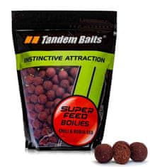 Tandem Baits Carp Food Super Feed Boilies 18mm/1kg - Chili & Robin Red