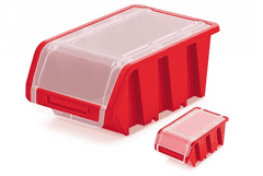 Plastový úložný box uzatvárateľný TRUCK PLUS 155x100x70 červený 