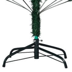 Vidaxl Umelý vianočný stromček s LED a súpravou gulí zelený 120 cm PVC