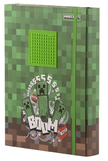 Pixie Crew Minecraft A4 + kartónové zložky na zošity zelené