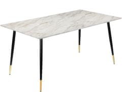 Danish Style Jedálenský stôl Lion, 160 cm, mramor