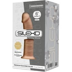 Silexpan SilexD Dual Density Dildo 6" (15 cm / Skin)