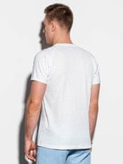 OMBRE Pánske basic tričko Henshaw biela s