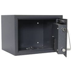 Rottner Lettera 1 nábytkový elektronický sejf s vhadzovacím mechanizmom antracit | Elektronický zámok | 35 x 25 x 28.5 cm