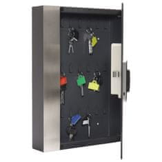 Rottner Key Pro 24 skrinka na kľúče čierna | Zámok na odtlačok prsta | 26.5 x 38.5 x 6 cm