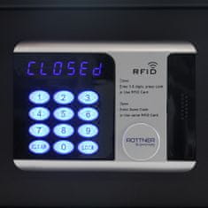 Rottner RFID Lap nábytkový elektronický sejf antracit | Zámok RFID | 43.5 x 20 x 37 cm