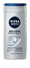 Nivea Sprchový gél pre mužov Silver Protect (Objem 250 ml)