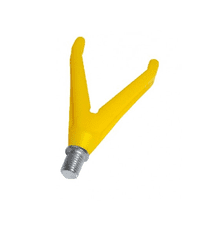 DAEMONS rohatinka plastová s čapom W3/8" žltá varianta: predná "V"
