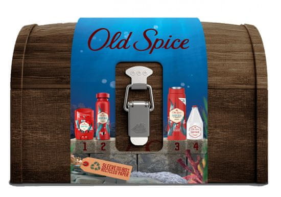 Old Spice Deep Sea Wooden Chest Vianočná darčeková sada pre mužov