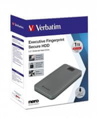 VERBATIM Executive Fingerprint sacure - 1TB (53652), šedá