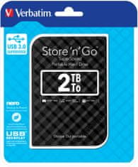 VERBATIM Store 'n' Go GEN II - 2TB (53195), čierna