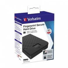 VERBATIM Fingerprint sacure Portable, 2,5''- 2TB (53651)