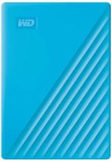 Western Digital WD My Passport - 4TB (WDBPKJ0040BBL-WESN), modrá