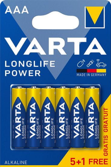 VARTA Batéria Longlife Power 5+1 AAA 4903121496