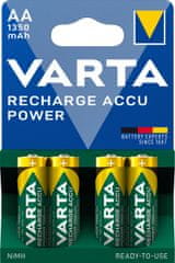 VARTA Nabíjacie batérie Power 4 AA 1350 mAh R2U 56746101404