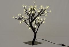 shumee Dekoratívny LED strom s kvetmi, teple biely