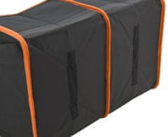Greatstore Organizér do kufra dvojitý - 54 x 34 cm, čierny/oranžový