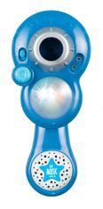 Teddies Mikrofón karaoke modrý na batérie