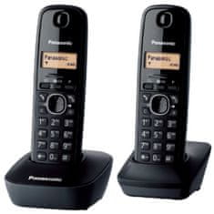 PANASONIC KX-TG1612FXH DUO telefón bezdrôtový na pevnú linku 