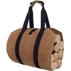 FIREWOOD Bag Taška na drevo hnedá– nosič na drevo