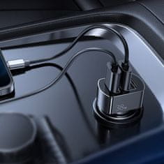 Joyroom Fast Car Charger autonabíjačka 3x USB QC 4.5A 38W, čierna