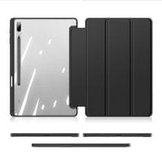 Dux Ducis Toby Series puzdro na Samsung Galaxy Tab S7 Plus / Tab S7 FE / Tab S8 Plus, čierne