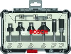 Bosch 2607017468 Sada ohraňovacích fréz 6 ks Trim & Edging - 6mm