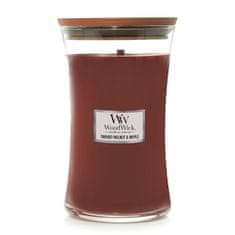Woodwick Vonná sviečka váza veľká Smoked Walnut & Maple 609,5 g