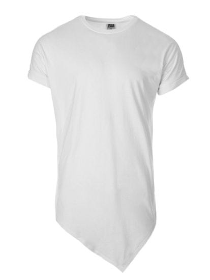Urban Classics Moderné pánske tričko Pierce biele