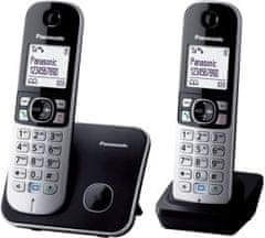 PANASONIC KX-TG6812FXB DUO bezdrátový telefon 