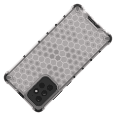 WOZINSKY Honeycomb pancierové puzdro so silikónovým rámom pre Samsung Galaxy A72 5G/Galaxy A72 4G - Modrá KP10262
