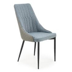Halmar Jedálenská stolička K448 - modrá / svetlosivá / čierna