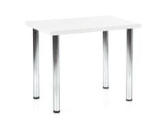 Halmar Jedálenský stôl Modex 90 - biela / chróm