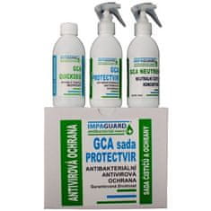Eco Clean & Shine Antivirová a antibakteriální ochrana Sada Protectvir 90 dní- dezinfekce ploch