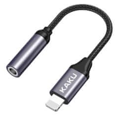Kaku Audio Converter adaptér Lightning / 3.5mm mini jack, čierny