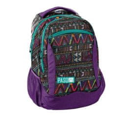 Paso Školský batoh Purple Indi