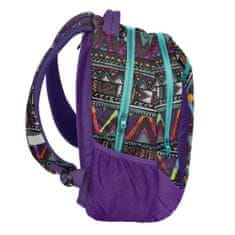 Paso Školský batoh Purple Indi