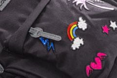 CoolPack Školský batoh Hippie Sparkling badges grey