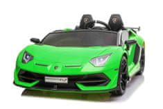 Beneo Elektrické autíčko Lamborghini Aventador 12V Dvojmiestne, 2,4 GHz DO, USB, mäkké EVA kolesá