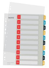 LEITZ Celoplastové registračné zväzky Cosy A4 popisovateľné na počítači 1-10. 