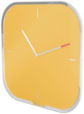 LEITZ Nástenné hodiny Cosy v teplej žltej farbe. 