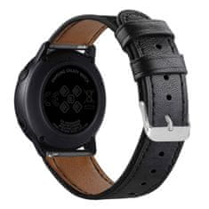 BStrap Leather Italy remienok na Huawei Watch GT3 42mm, black