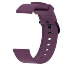 BStrap Silicone v4 remienok na Samsung Galaxy Watch 42mm, dark purple