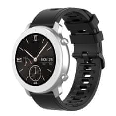BStrap Silicone V3 remienok na Huawei Watch GT2 42mm, black