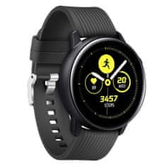 BStrap Silicone Line (Small) remienok na Samsung Galaxy Watch 3 41mm, black
